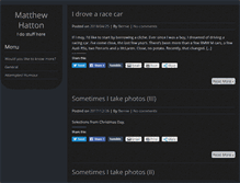 Tablet Screenshot of matthewhatton.id.au